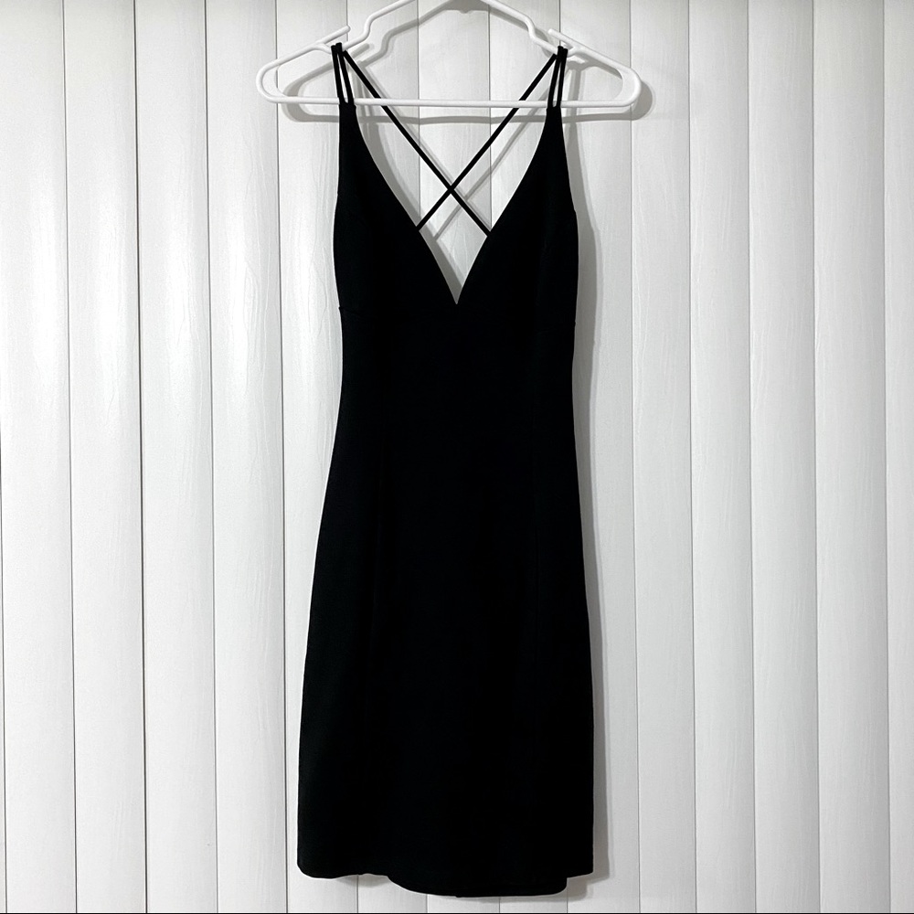 Backless Black Dress